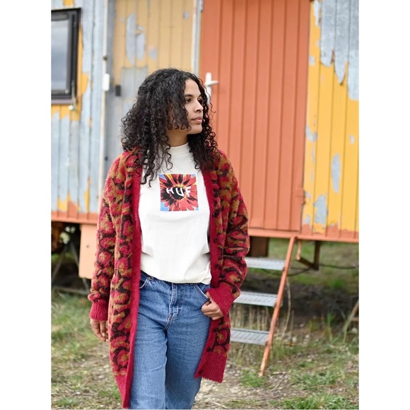 HUF Leopard Knit Duster - Picture 2 of 9